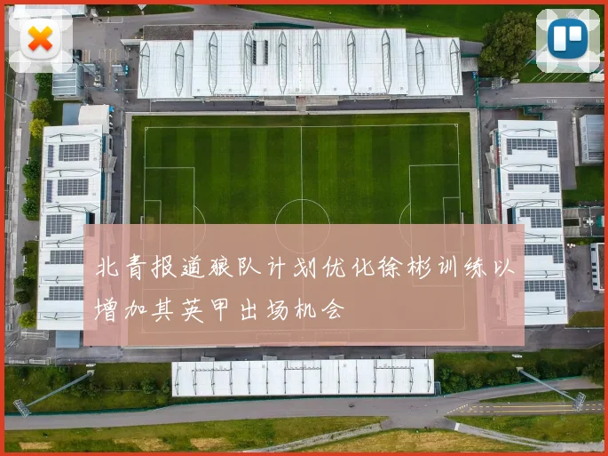 北青报道狼队计划优化徐彬训练以增加其英甲出场机会