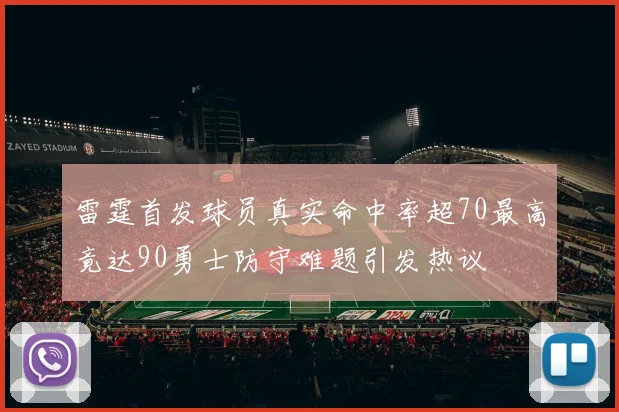 雷霆首发球员真实命中率超70最高竟达90勇士防守难题引发热议