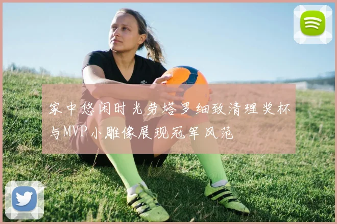 家中悠闲时光劳塔罗细致清理奖杯与MVP小雕像展现冠军风范